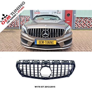W176 A-Class | GT R look GRILLE | 2012-2015 | CHROME |, Voor, Mercedes-Benz, Nieuw, Ophalen of Verzenden