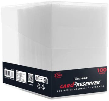 Card Preserver & Sleeves Clear Box - (Standard TCG Cards, Verzenden, Nieuw