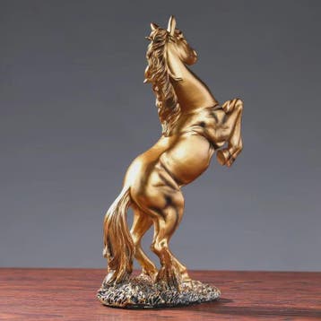 Luxe Winst Paard Statue - Stijlvolle Hars Decoratie voor Woo, Verzenden, Nieuw