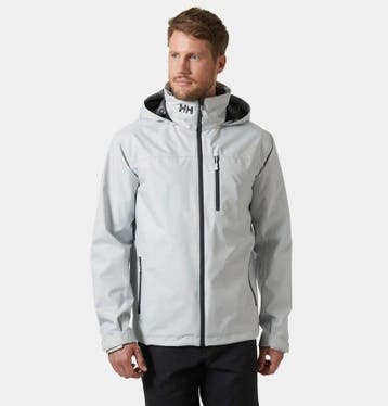 Helly Hansen Crew Hooded Jacket 2.0 | Heren | Grey Fog, Ophalen of Verzenden, Nieuw, Helly Hansen
