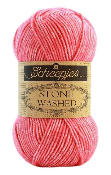 Scheepjes Stone Washed - 835 Rhodochrosite - Katoen-mix Ga, Ophalen of Verzenden, Nieuw