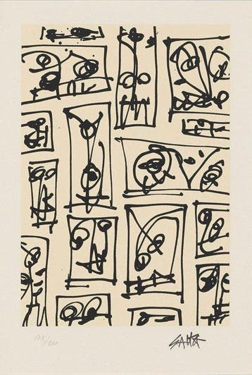 Antonio Saura (1930-1998) - 1984