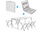 NordFalk Campingtafel met 4 Campingstoeltjes - Inklapbaar, Verzenden, Nieuw
