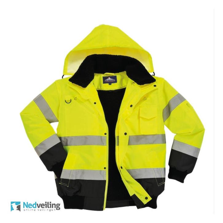 Portwest Hi-visible bomberjack Geel 5XL wvp 89,95, Kleding | Dames, Overige Dameskleding
