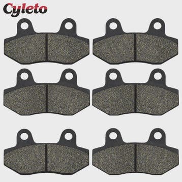 Cyleto Motor Remblokken Voor/Achter - Hyosung GT125, GT250,, Verzenden, Nieuw