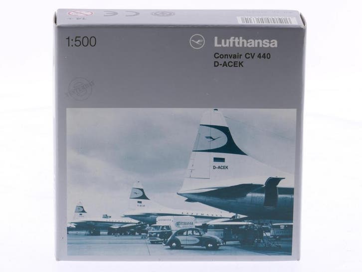 Schaal 1:500 Herpa 516310 Convair CV 440 Lufthansa Reg. D..., Hobby en Vrije tijd, Modelbouw | Vliegtuigen en Helikopters, Zo goed als nieuw