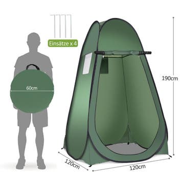 2dekans | Coast Beach Douche Tent Kleedkamer Tent Toilet, Ophalen of Verzenden, Zo goed als nieuw