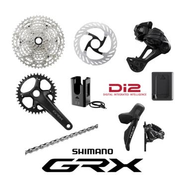 Shimano GRX 717 1x12 speed Groepset Draadloos, Verzenden, Nieuw, Shimano GRX 