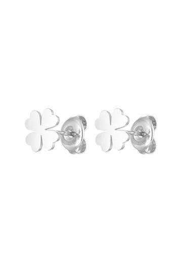 Goudlief Studs klaver (Oorbellen, Dames sieraden), Sieraden, Tassen en Uiterlijk, Verzenden, Nieuw, Zilver, Overige materialen