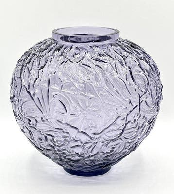 Elme Glasbruk - Edvin Ollers (1888–1959) - Vaas - Zeldzame