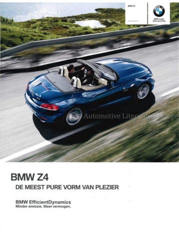 2011 BMW Z4 ROADSTER BROCHURE NEDERLANDS, Nieuw, BMW, Author
