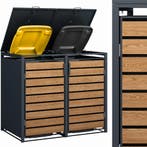 Container ombouw 2 klikos | Antraciet Hout | Nieuw | Sch..., Ophalen of Verzenden, Nieuw, Hout, Containerberging