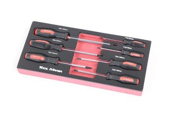 TM 7 Delige Torx Schroevendraaierset foam carbon look inlay, Verzenden, Nieuw