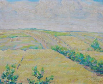 Sierd Geertsma (1896-1985) - Landschap bij Havelte, Antiek en Kunst, Kunst | Schilderijen | Klassiek