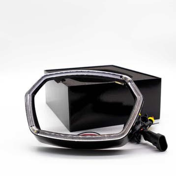 LED Koplamprand Vespa Sprint - Mat / Glans Zwart - Chroom, Ophalen of Verzenden, Nieuw