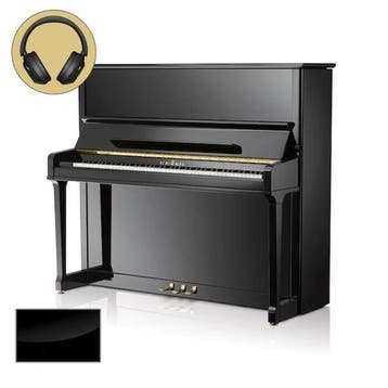 Schimmel Konzert K132 T TwinTone SP messing silent piano, Muziek en Instrumenten, Piano's, Nieuw, Zwart, Piano
