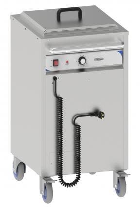RVS bordenverwarmer op wielen | 550x62x(h)95 cmRVS Aan/Ui..., Verzenden, Nieuw in verpakking