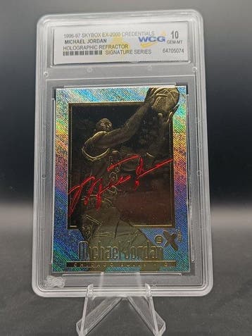 Fleer 1996 23KT Gold Michael Jordan - WCG 10 Graded card, Nieuw