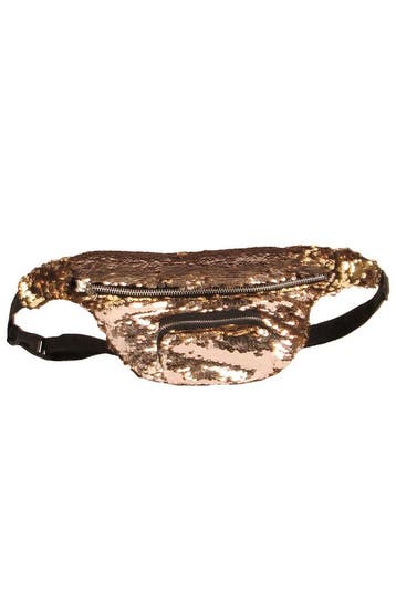 KIMU® Rosé Goud Heuptasje Omkeerbare Pailletten Sequin Heupt, Ophalen of Verzenden, Nieuw, Overige typen