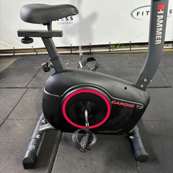 Hammer Fitness - Hometrainer Cardio T3 - Upright Bike, Ophalen of Verzenden, Nieuw, Hometrainer