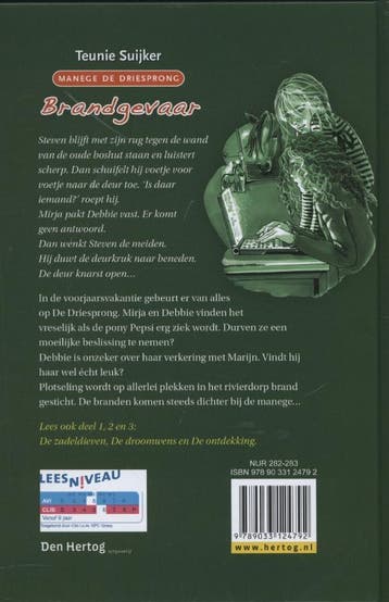 Brandgevaar / Manege De Driesprong / 4 9789033124792, Verzenden, Gelezen, Teunie Suijker