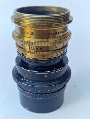 Ross London teleross 5,5-9inch--Ross Combinable brass lens, Nieuw