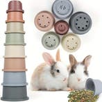 8-Delige Stapelbekers Speelgoed Set voor Kleine Dieren, Verzenden