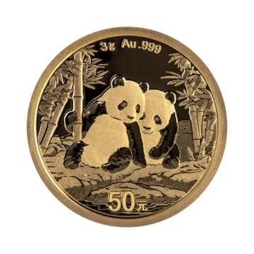 3 gram gouden Panda munt 2026, Verzenden