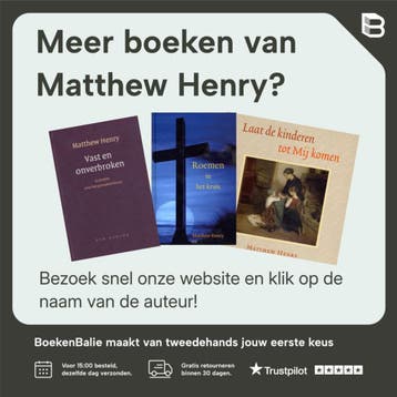 Verzoening door het kruis - Matthew Henry 9789033126314, Boeken, Godsdienst en Theologie, Verzenden, Gelezen, Matthew Henry