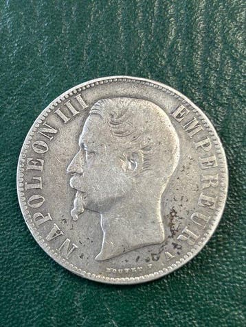 Frankrijk. Napoléon III. 5 Francs 1855-A, Paris (Zonder