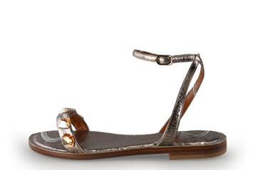 Roberto Festa Sandalen in maat 37 Zilver, Overige kleuren, Verzenden, Sandalen of Muiltjes, Zo goed als nieuw