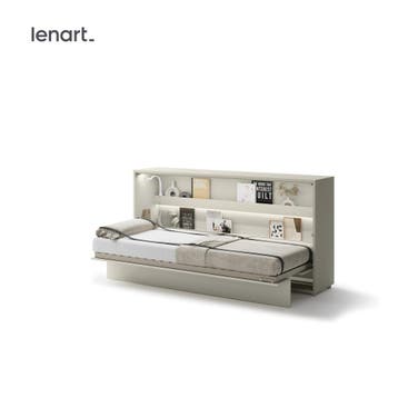 Lenart Bed Concept Horizontaal Opklapbed 90x200 - Cashmere, Nieuw