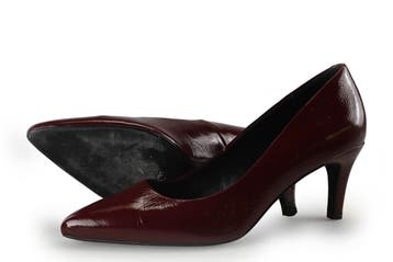 Manfield Pumps in maat 40 Rood, Kleding | Dames, Pumps, Verzenden, Zo goed als nieuw, Manfield