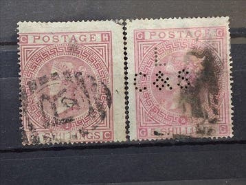 Groot-Brittannië 1867 - Queen Victoria, Sg nr 126, plate1 en, Postzegels en Munten, Postzegels | Europa | UK, Gestempeld