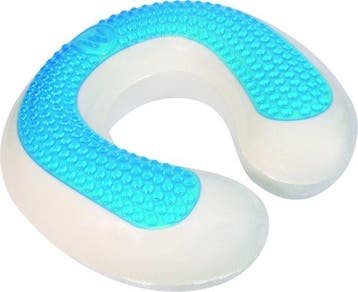 Aidapt gel nekkussen zachte velour hoes - memory foam, Diversen, Rolstoelen, Verzenden, Nieuw