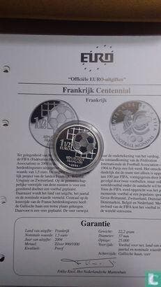 Frankrijk 1½ euro 2004 (PROOF) FIFA centennial, Verzenden, Goud, Overige waardes, Frankrijk
