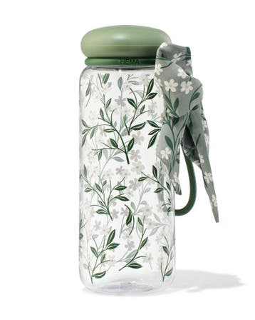 HEMA Drinkfles 700ml bloemen met sjaaltje, Verzenden, Nieuw