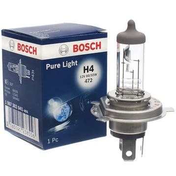BOSCH 1987302041 PURE LIGHT WS H4 Gloeilamp 12V 60/55W CI..., Ophalen of Verzenden, Nieuw