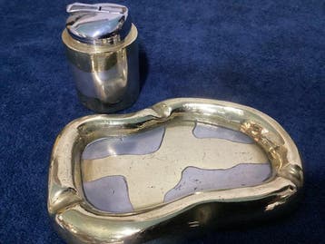 Asbak - Messing, Aluminium