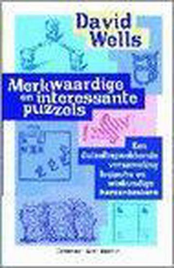 MERKWAARDIGE EN INTERESSANTE PUZZELS - D. Wells, Verzenden, Gelezen, D. Wells