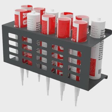 Wandmontage Kit Tube Houder voor 11 Tubes - Ruimtebesparende, Verzenden, Nieuw