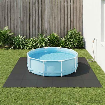 vidaXL Zwembad Grondmat 24 st Zwart 8,64 m² EVA Schuim, Verzenden, Nieuw