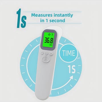 Contactloze Digitale Voorhoofdthermometer met Backlit Displa, Verzenden, Nieuw