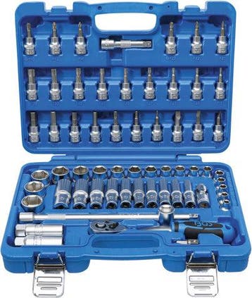Dopsleutelset 10 mm (3/8) inches 61-dlg, Auto diversen, Verzenden, Nieuw