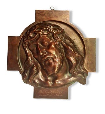 Reliëf, Ecce Homo - 22.5 cm - Brons