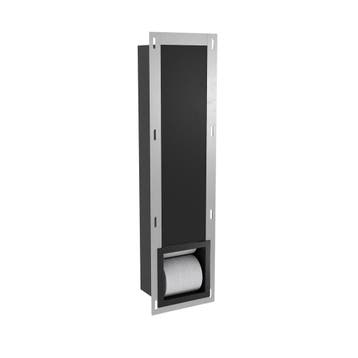 Reserve Toiletrolhouder Inbouw BWS Mat Zwart Torelaat, Ophalen of Verzenden, Nieuw, Bad