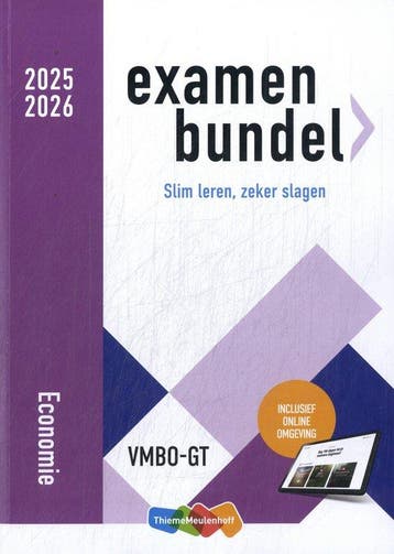 Examenbundel Economie / vmbo-kgt 2025/2026 9789006994476, Boeken, Schoolboeken, Verzenden, Zo goed als nieuw