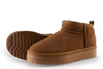 Warmbat Boots in maat 38 Bruin, Kleding | Dames, Schoenen, Bruin, Verzenden, Overige typen, Zo goed als nieuw