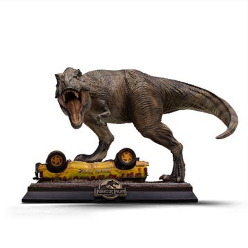 Jurassic Park Icons Statue T-Rex Attack 15 cm, Ophalen of Verzenden, Nieuw