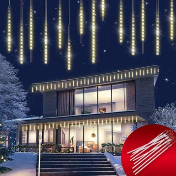 Kerstverlichting Ijsregen LED Warmwit 8,6 Meter (Interieur), Verzenden, Nieuw